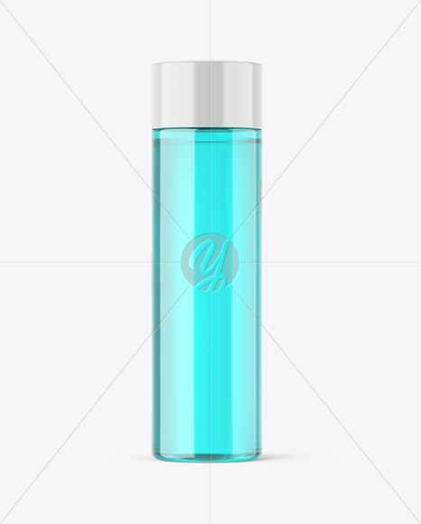 Clear Plastic Bottle Mockup