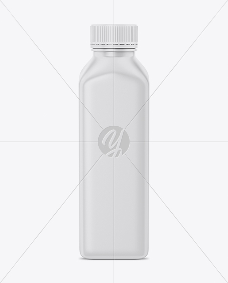 Matte Plastic Bottle Mockup