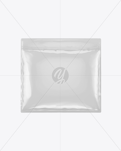 Glossy Sachet Mockup