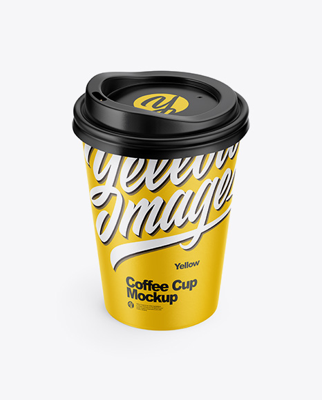 Paper Coffee Cup Mockup - Chocolate+Bubble+Tea+Cup+Mockup+-+Front+View+in+Cup+