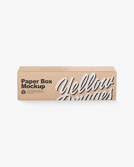 Kraft Paper Box Mockup