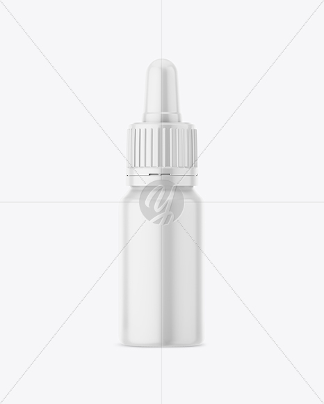 Matte Dropper Bottle Mockup