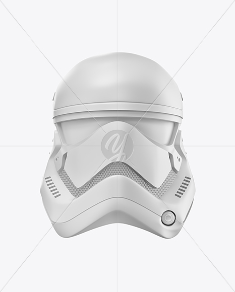 Matte Stormtrooper Helmet Mockup