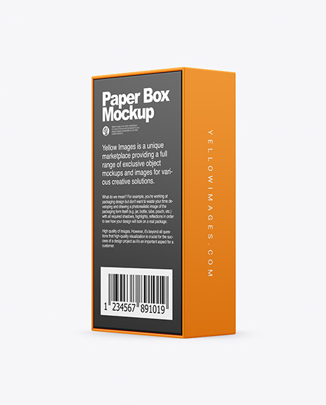 Paper Box Mockup