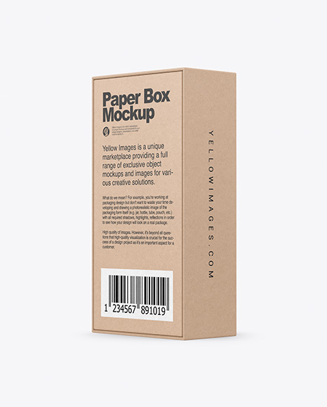 Kraft Box Mockup