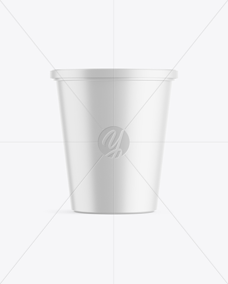 Matte Plastic Cup Mockup