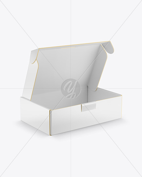 Glossy Paper Box Mockup