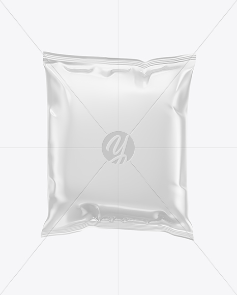 Glossy Snack Bag Mockup