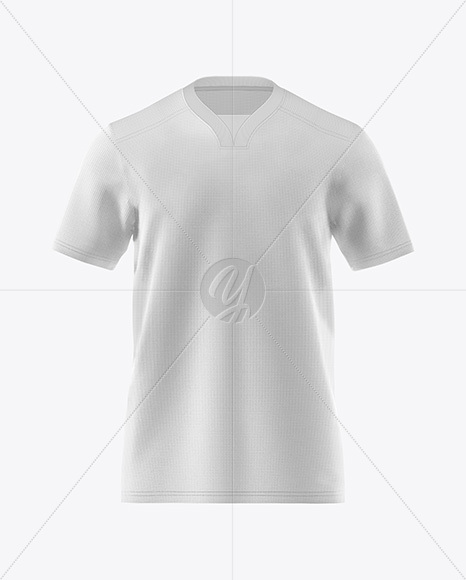 Men’s Soccer Y-Neck Jersey Mockup