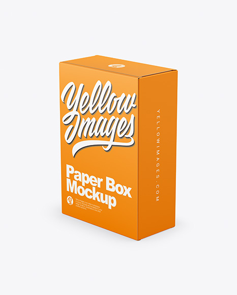 Paper Box Mockup