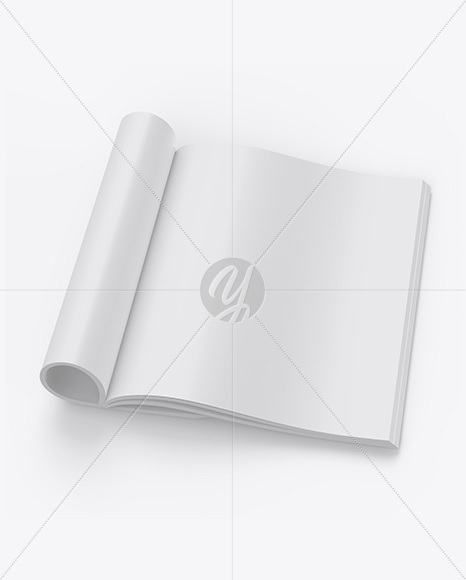 Matte A4 Magazine Mockup