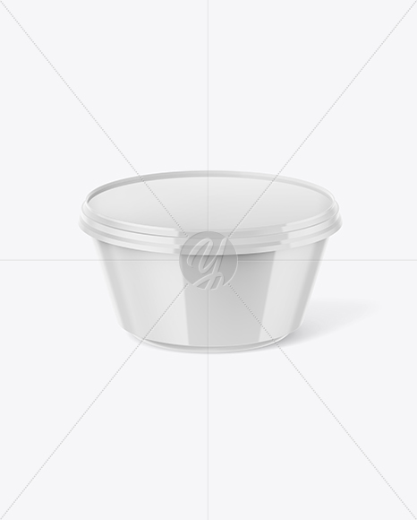 Glossy Yoghurt Cup Mockup