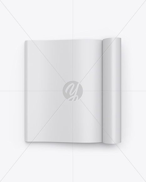 Matte A4 Magazine Mockup