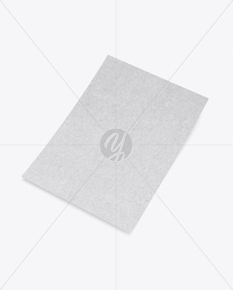 Kraft Paper Postcard Mockup