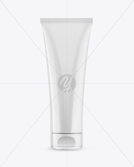 Glossy Cosmetic Tube Mockup