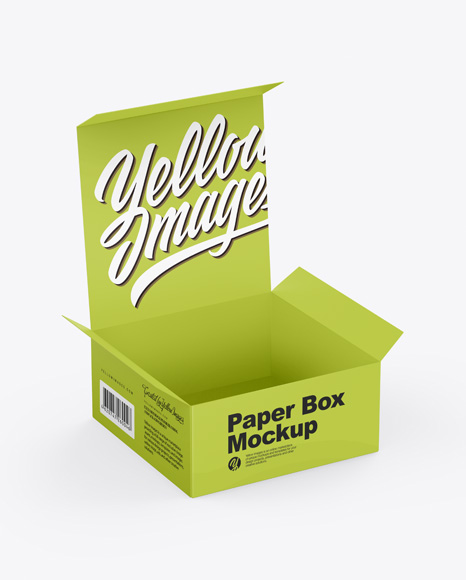 Opened Paper Box Mockup - Free Download Images High Quality PNG, JPG ...