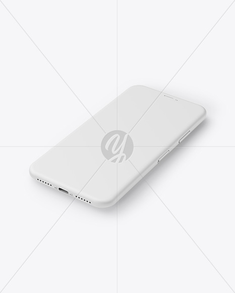 Clay Apple iPhone X Mockup