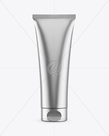 Metallic Cosmetic Tube Mockup