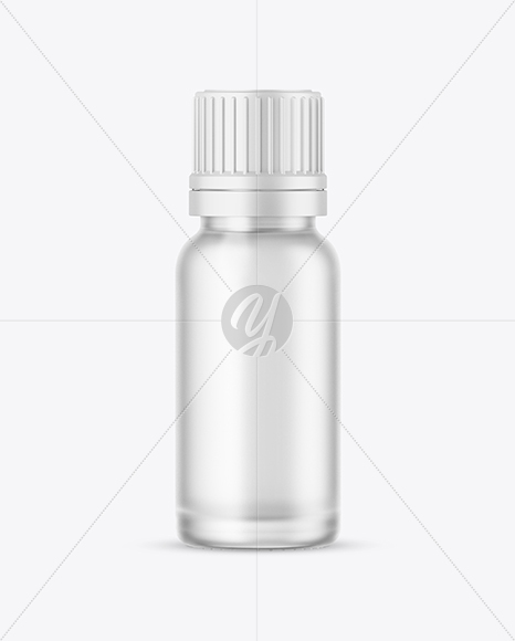 Frosted Glass Bottle Mockup