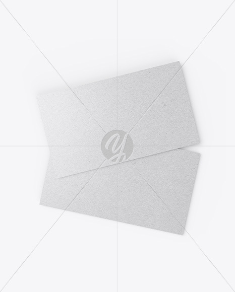 Kraft Business Cards Mockup