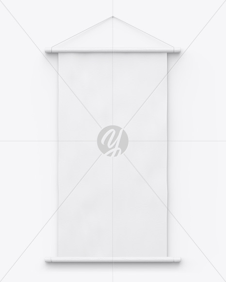 Scroll Mockup w/ Wooden Handles