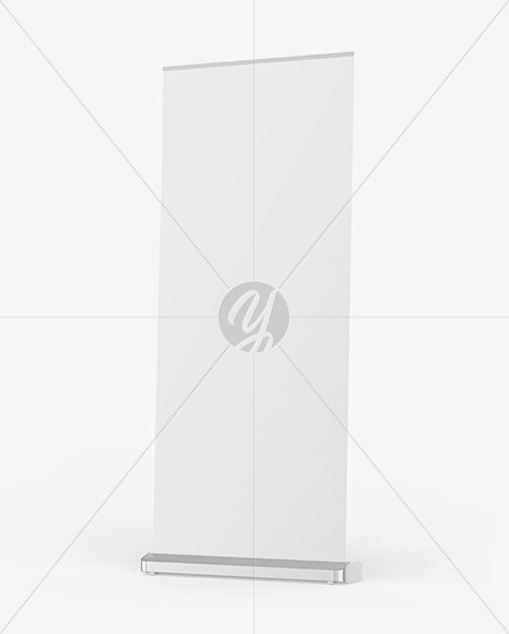 Matte Roll-up Banner Mockup