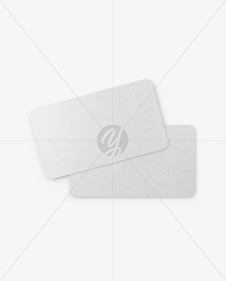 Kraft Business Cards Mockup