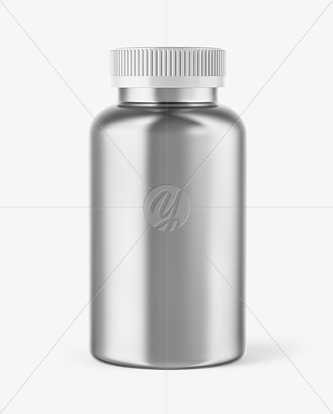 Metallic Bottle Mockup