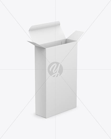 Opened Paper Box Mockup