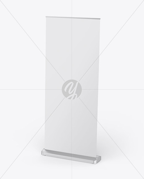 Matte Roll-up Banner Mockup