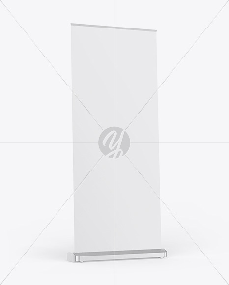 Matte Roll-up Banner Mockup