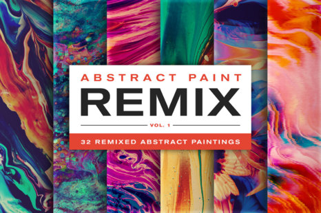 Abstract Paint Remix, Vol. 1 - Acrylic paint