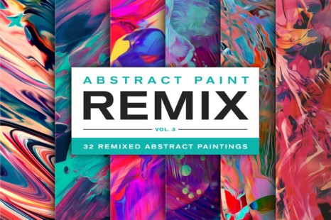 Abstract Paint Remix, Vol. 3 - Acrylic paint