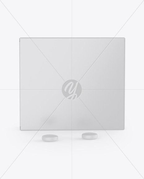 Glossy Box w/ Tablets Mockup