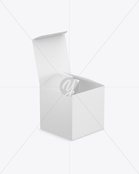 Opened Paper Box Mockup Opened Paper Box Mockup
