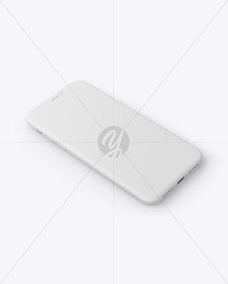 Clay Apple iPhone X Mockup