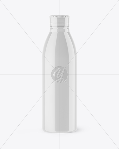 500ml Glossy Bottle Mockup