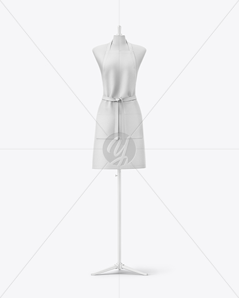 Mannequin Bust w/ Apron Mockup