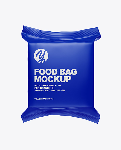 Matte Food Bag Mockup - Matte+Food+Bag+Mockup+-+Front+View+|+Exclusive+Mockups