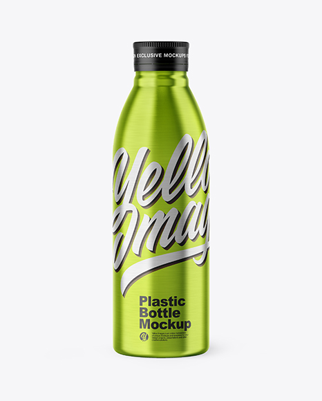 500ml Metallic Bottle Mockup - 500ml bottle mockup