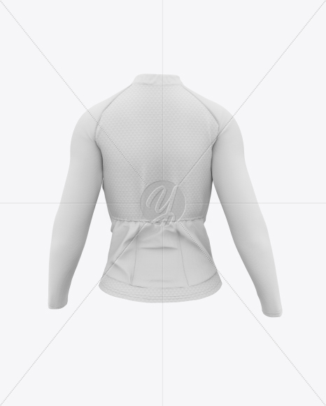 Women`s Cycling Jersey Mockup - Back View