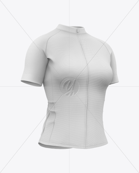 Women`s Cycling Jersey Mockup