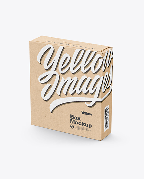 Kraft Box Mockup