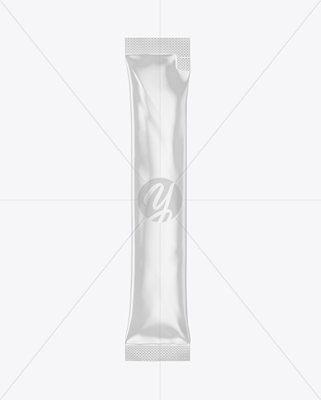 Glossy Stick Sachet Mockup