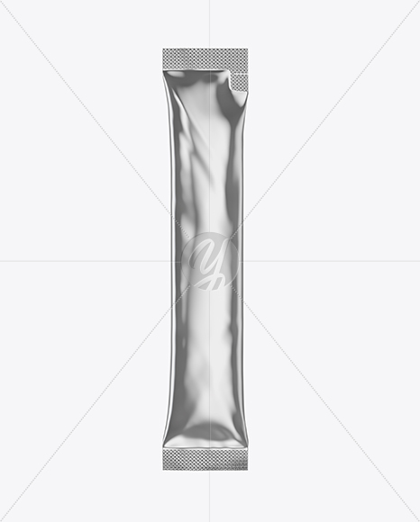 Metallic Stick Sachet Mockup