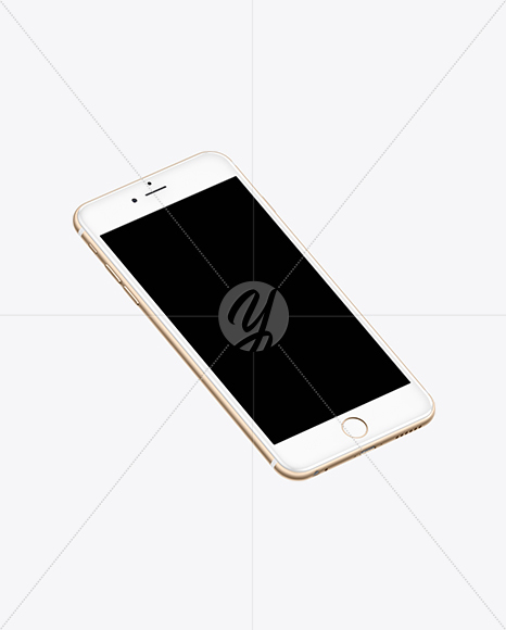 Isometric Apple iPhone 6 Plus Mockup