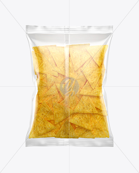 Bag With Nachos Mockup