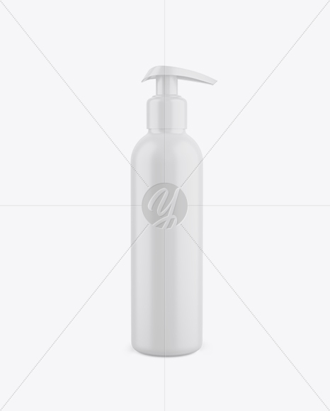 Matte Pump Bottle Mockup