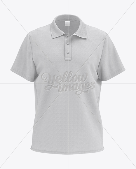 Mens Polo HQ Mockup - Front View