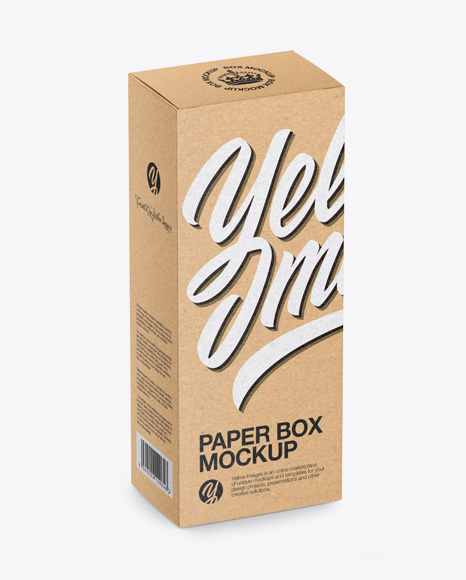 Kraft Paper Box Mockup